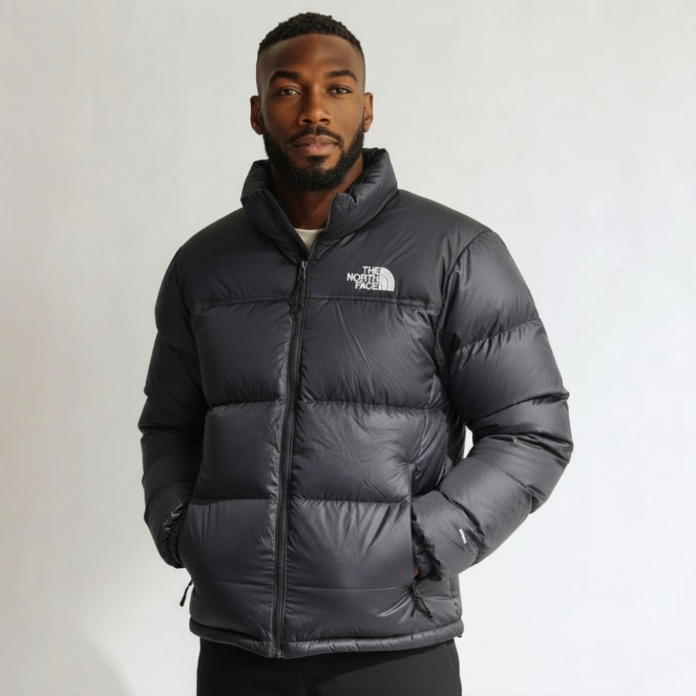 North Face Nuptse 700 Down Black Puffer Coat Mens